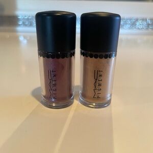 Never used Mac eye pigments. Shades Heritage Rouge and Lithe. Smoke free home.